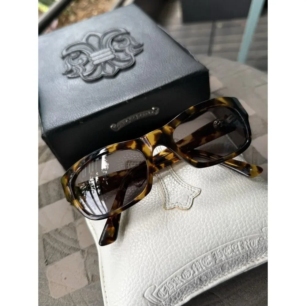 Chrome Hearts Vintage 90s Sunglasses Eyewear Tortoise Collector Rare Archive